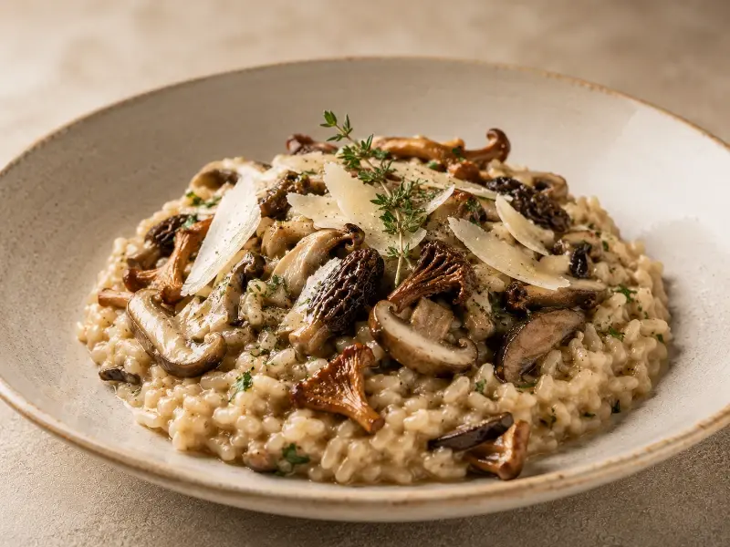 Risotto de Hongos Silvestres