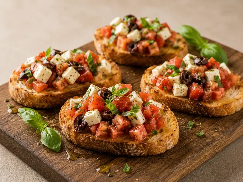 Bruschetta Mediterránea