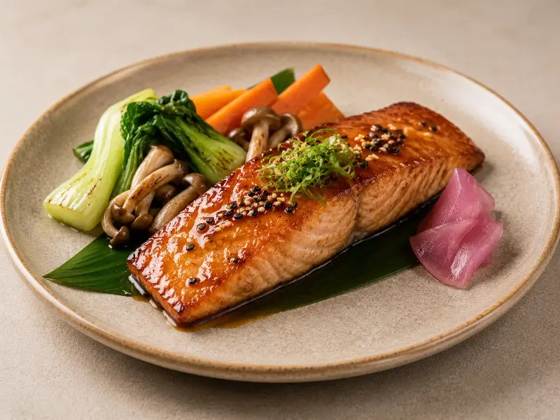 Salmón al Miso